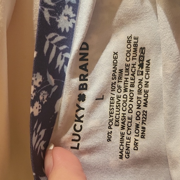 NWT LUCKY BRAND Women's Hipster no-show panties (set of 5) size L - Picture 5 of 5